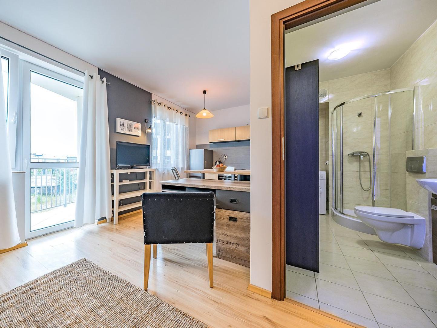 Apartament Z Balkonem I Bezplatnym Parkingiem Danzig Exterior foto